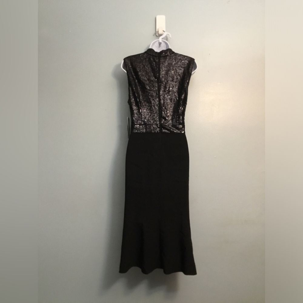 Maggy London Black Sequin Backless Dress - Picture 10 of 15
